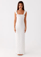 Senses Midi Dress - White