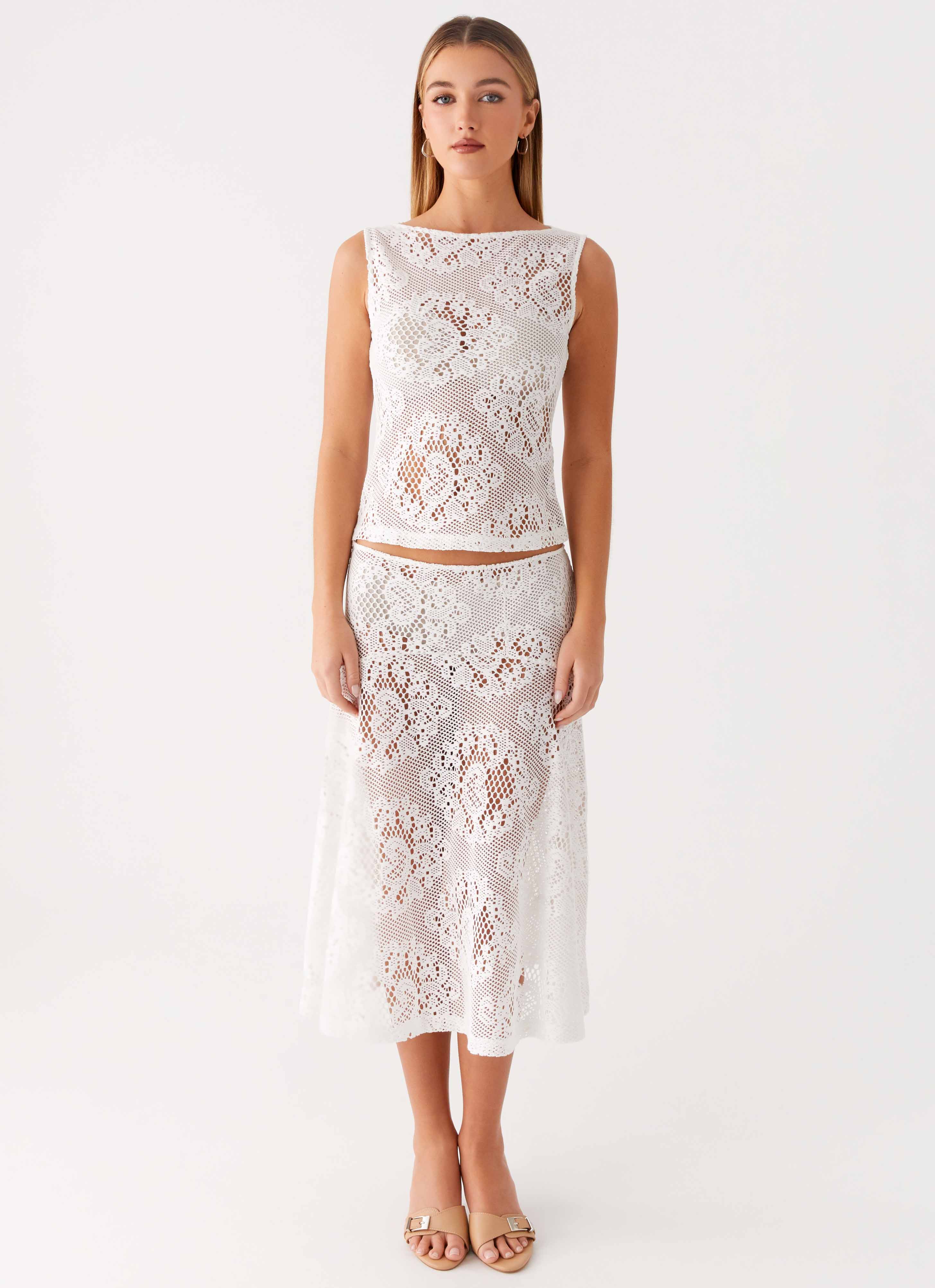 Virelle Lace Top - Ivory